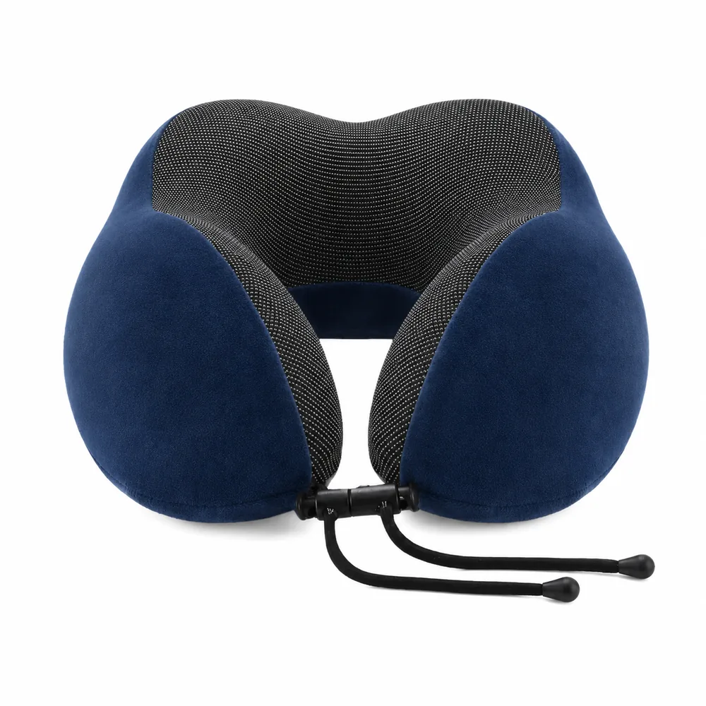 Blu navy colore del cuscino da viaggio
